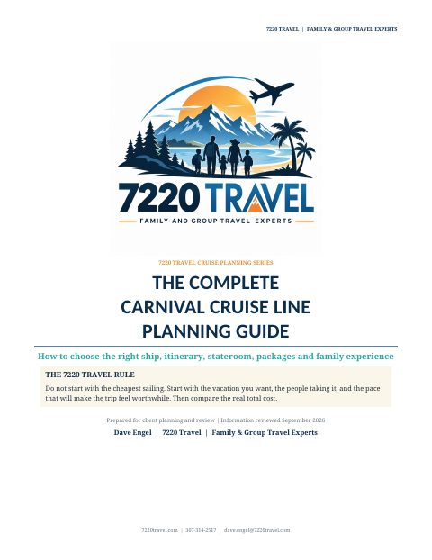 Cover of Carnival Cruise Line Complete Planning Guide