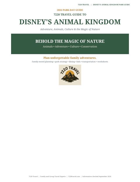 Cover of Animal Kingdom Guide