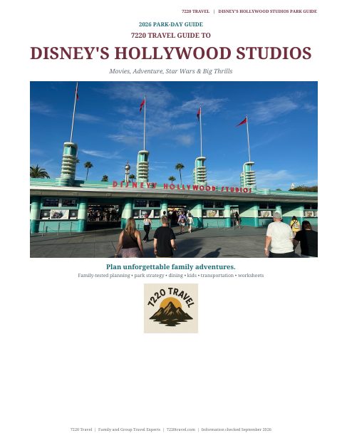 Cover of Hollywood Studios Guide