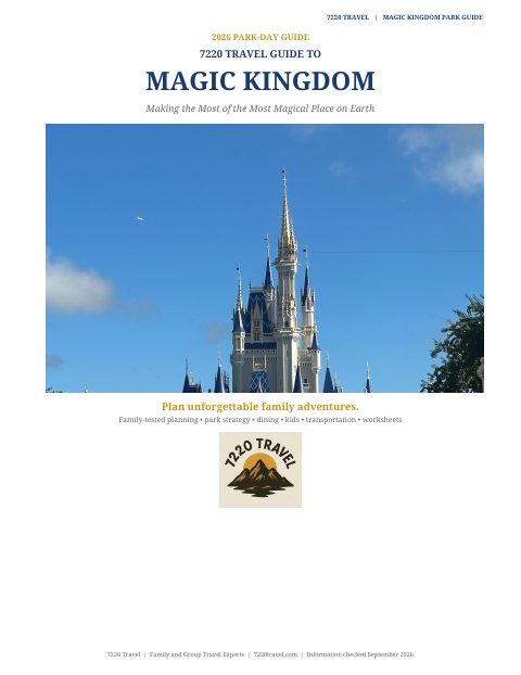 Cover of Magic Kingdom Guide