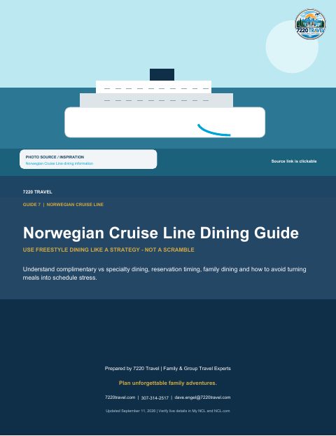 Cover of NCL Dining Guide