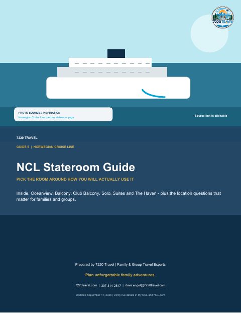 Cover of NCL Stateroom Guide