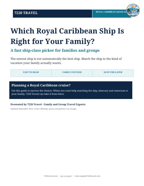 Cover of Royal Caribbean Ship Picker